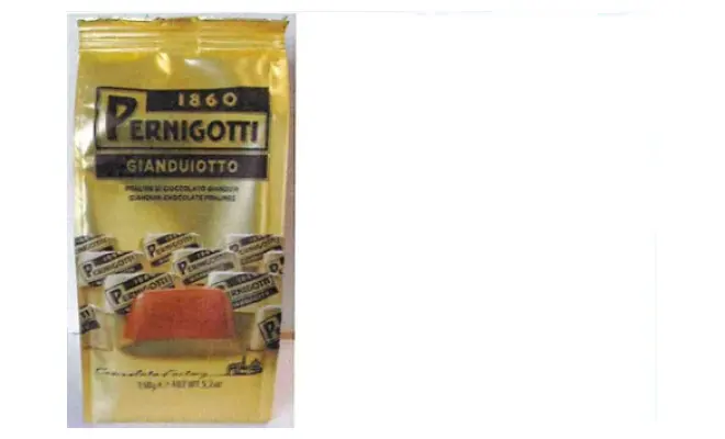 Confezione di Gianduiotto - Praline di cioccolato alle nocciole gianduia