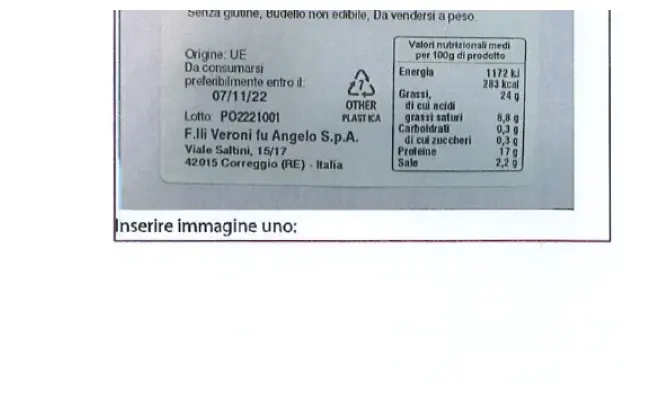 Confezione di Mortadella supergigante a tranci distribuita da Granmercato