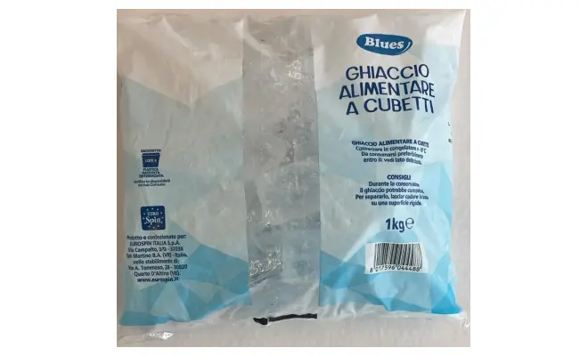 Confezione di Ghiaccio alimentare a cubetti