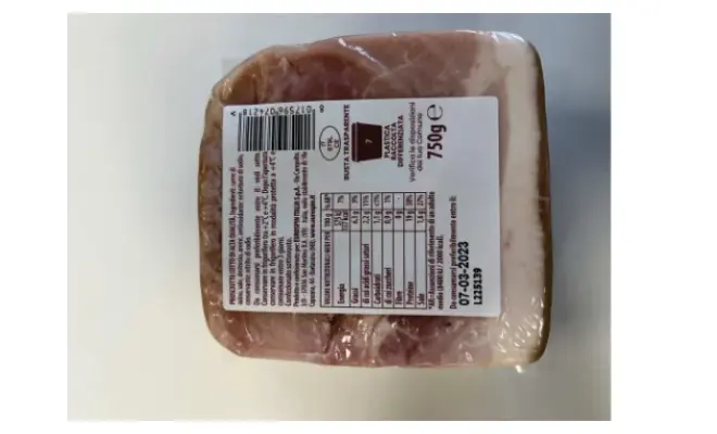 Confezione di Prosciutto cotto alta qualità