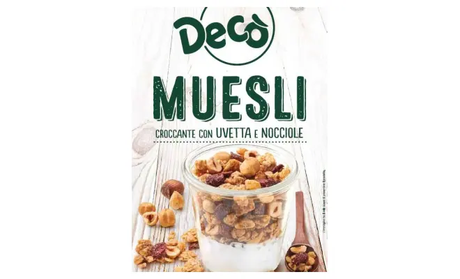 Confezione di MUESLI UVETTA NOCCIOLE