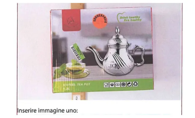 Confezione di 1.2 TEAPOT-TEHIERECROME-ROYAL SUISS