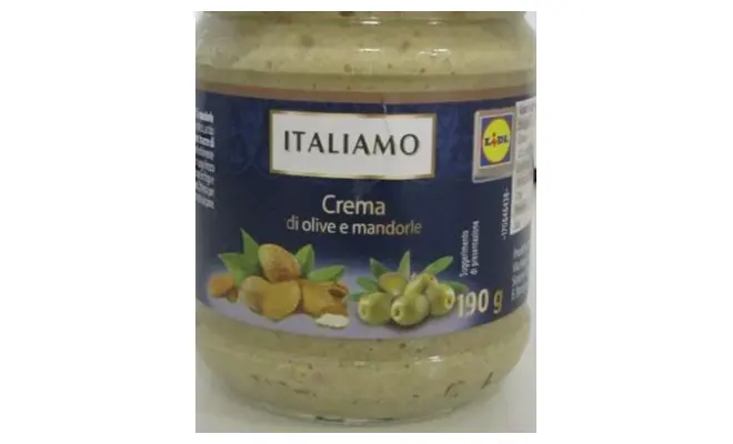 Confezione di Crema di olive e mandorle
