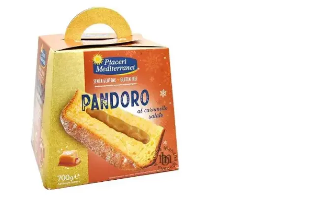 Confezione di PANDORO CARAMELLO SALATO