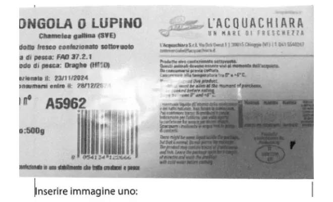 Confezione di VONGOLE O LUPINI SOTTOVUOTO 4x0.5 KG