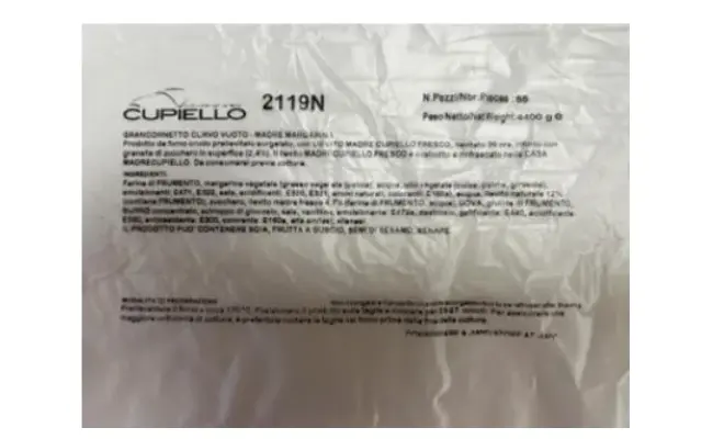 Confezione di 2119/N GRANCORNETTO CURVO VUOTO RSPO SG 55pz