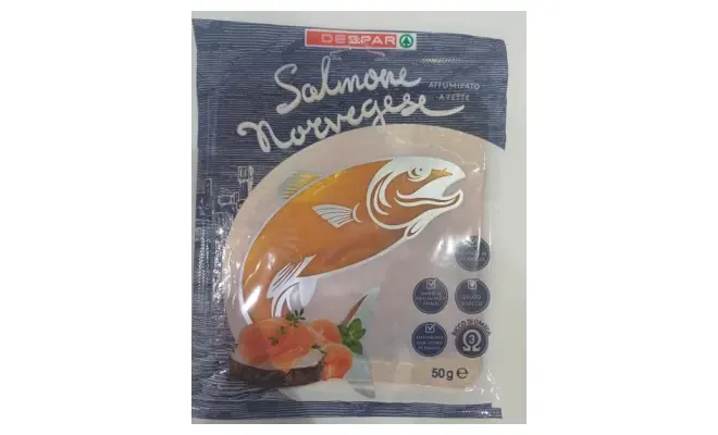 Confezione di Salmone norvegese affumicato 50g