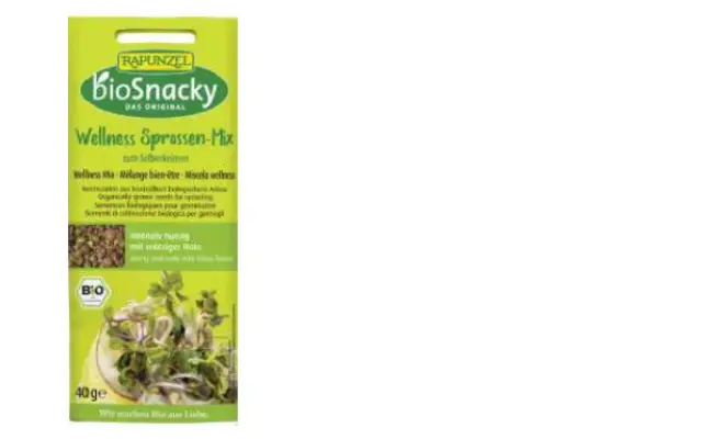 Confezione di Rapunzel Wellness Sprossen-Mix bioSnacky
