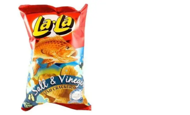 Confezione di CHIPS LALA FISH SALT VINEGAR