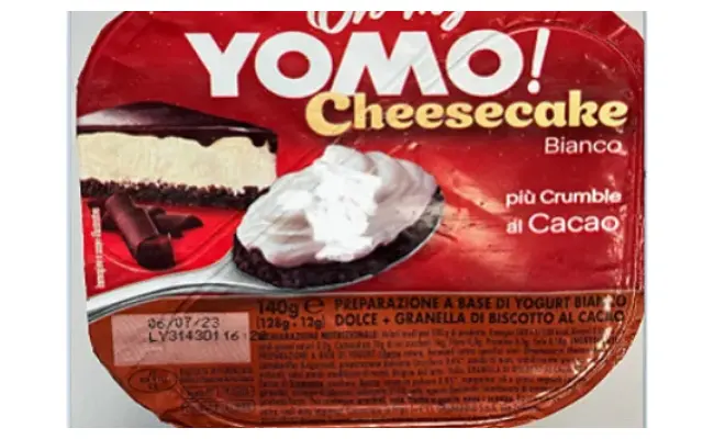 Confezione di yogurt OH MYCHEESECAKE BIANCO E CRUMBLE CACAO