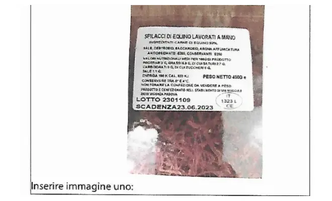Confezione di Sfilaccio equino