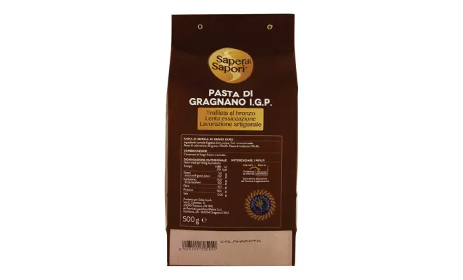 Confezione di Pasta di Gragnano IGP Calamarata