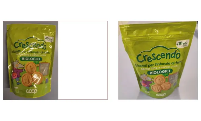 Confezione di Biscotti per l'infanzia al farro swnza lattte e senza uova