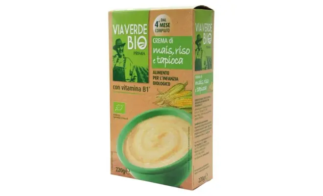 Confezione di Crema di riso, mais e tapioca