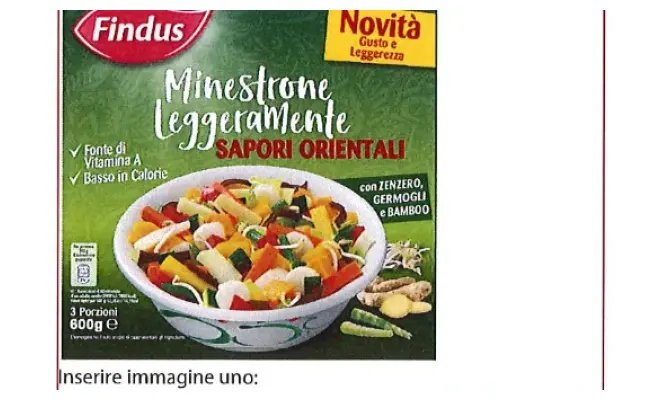 Confezione di Minestrone sapori orientali 600 gr lotto 7292