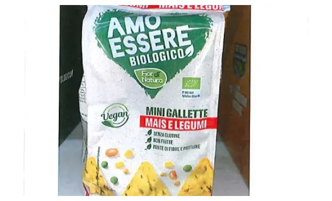 Confezione di MINI GALLETTE MAIS E LEGUMI