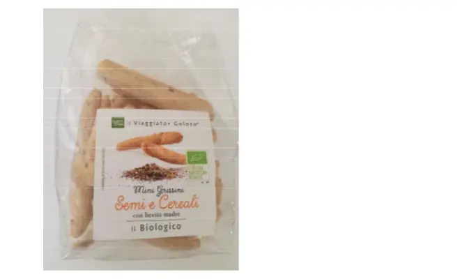 Confezione di Mini Grissini Semi e cereali il Biologico 100g