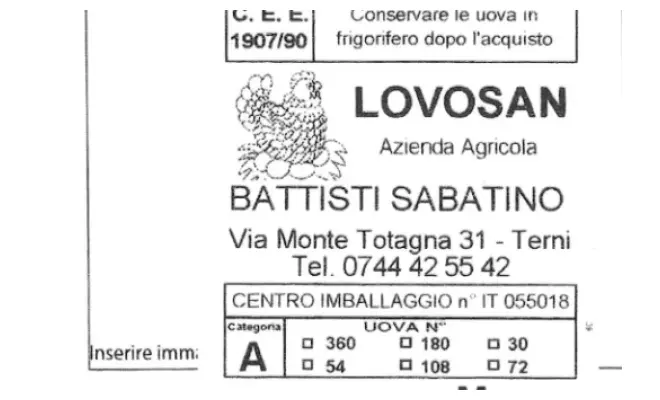 Confezione di LOVOSAN - AZ. AGR. BATTISTI SABATINO