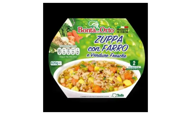 Confezione di ZUPPA CON FARRO e verdure fresche