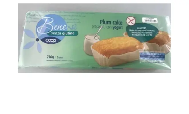 Confezione di ¿Plum Cake preparato con yogurt - senza glutine Benesì COOP¿ confezione da 6 pezzi