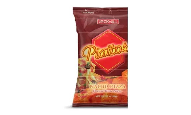 Confezione di J & J PIATTOS NACHO PIZZA