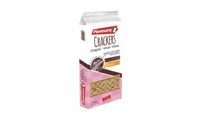 Confezione di CRACKER 250gr INTEGRALE GIRASOLE