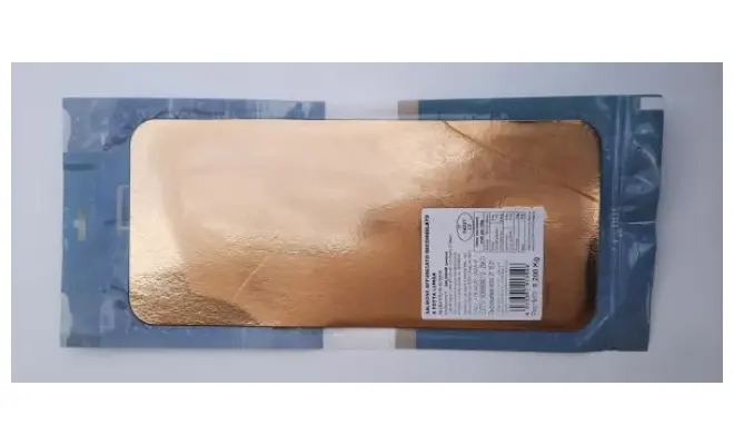Confezione di Salmone affumicato a fetta lunga