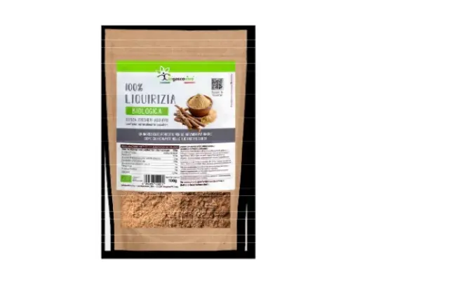 Confezione di LIQUIRIZIA IN POLVERE BIO 100G