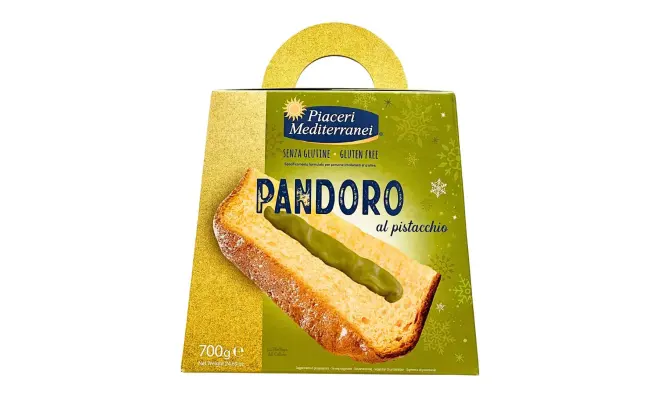 Confezione di PANDORO AL PISTACCHIO