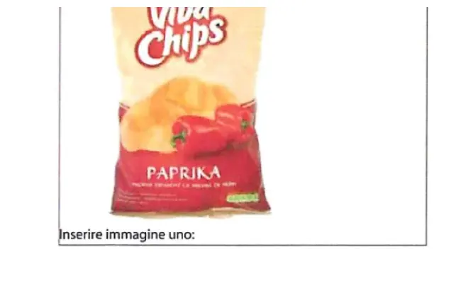 Confezione di Viva Chips "Paprika Style" 100 g