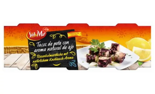 Confezione di Totano gigante in olio di semi di girasole assortito, aglio e paprika