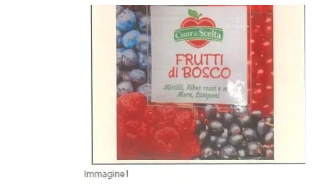 Confezione di Frutti di bosco